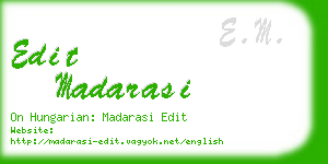 edit madarasi business card